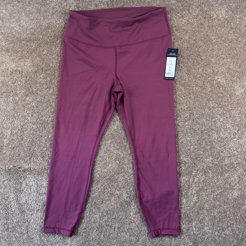 Yogalicious Lux Womens XL Rouge Blush High Rise Ankle Leggings PY75852 NEW